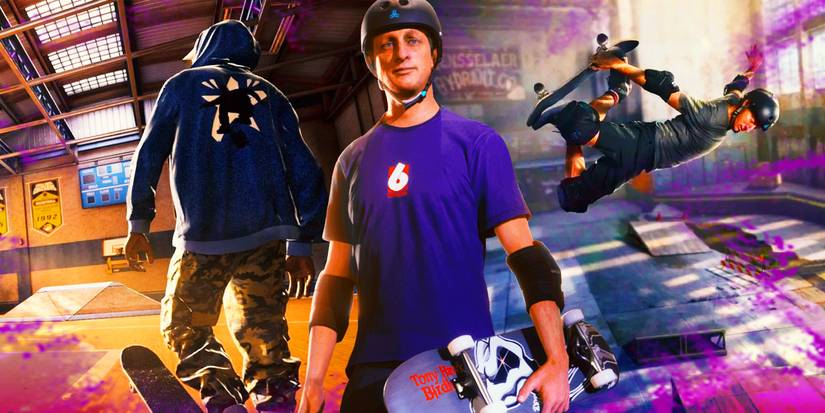 Tony Hawk with the Pro Skater 3&4 Remake imgery