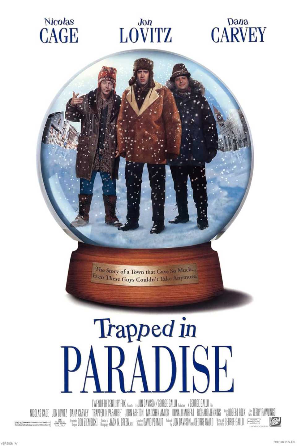 Trapped in Paradise (1994) - Poster