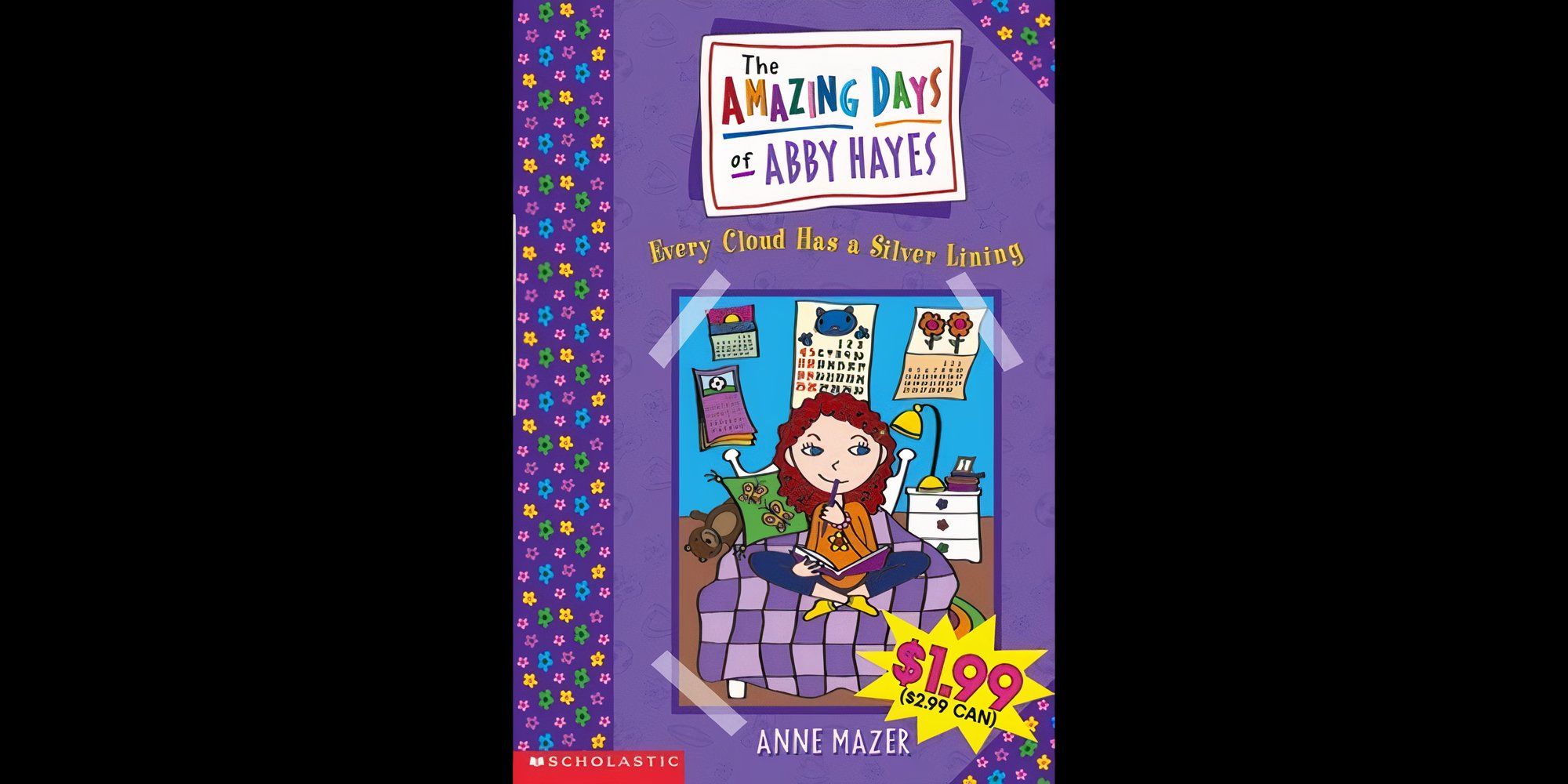 La portada del libro Every Cloud Has A Silver Lining de la serie The Amazing Days of Abby Hayes de Anne Mazer.