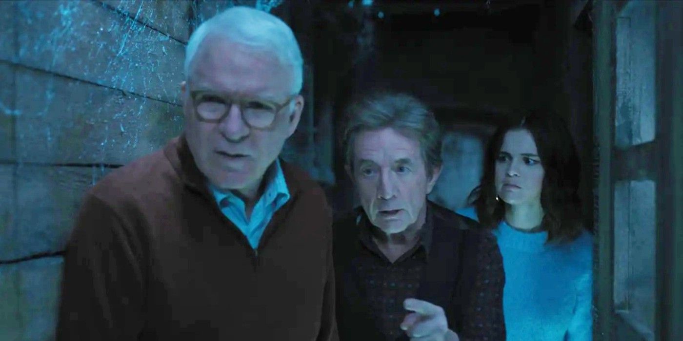 Charles, Oliver, and Mabel in Only Murders in the Building