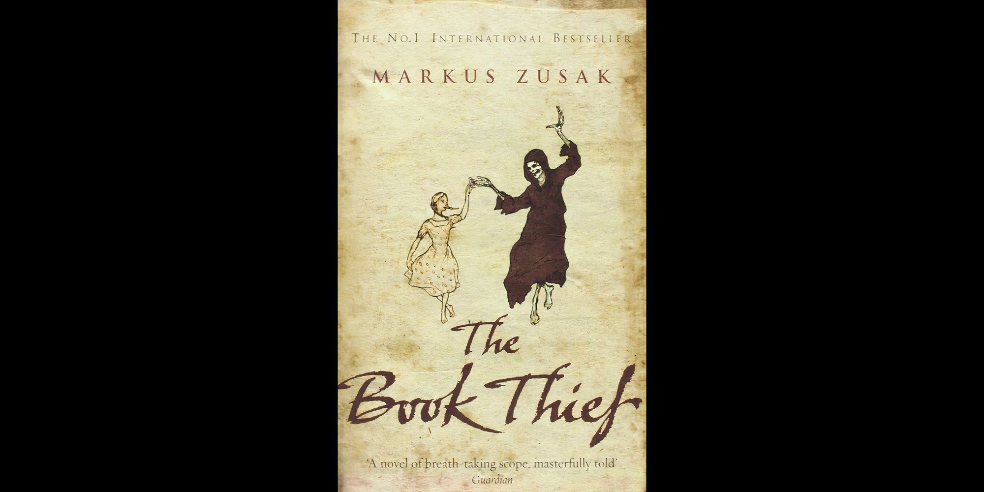 La portada del libro La ladrona de libros de Markus Zusak.