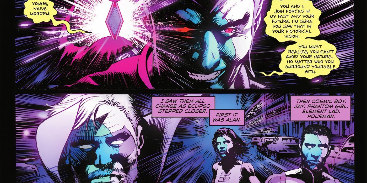 Eclipso corrupts the Justice Society