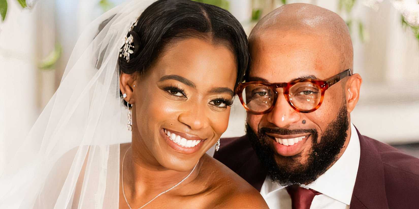 Married At First Sight season 18 Emem & Ikechi in wedding attire
