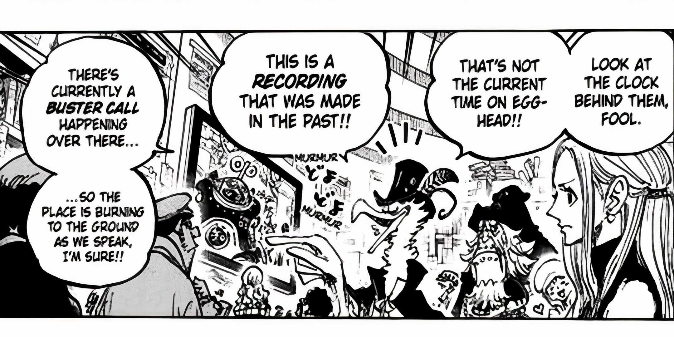 Vivi, Wapol et Big News Morgans font leur apparition lors du message de Vegapunk dans One Piece