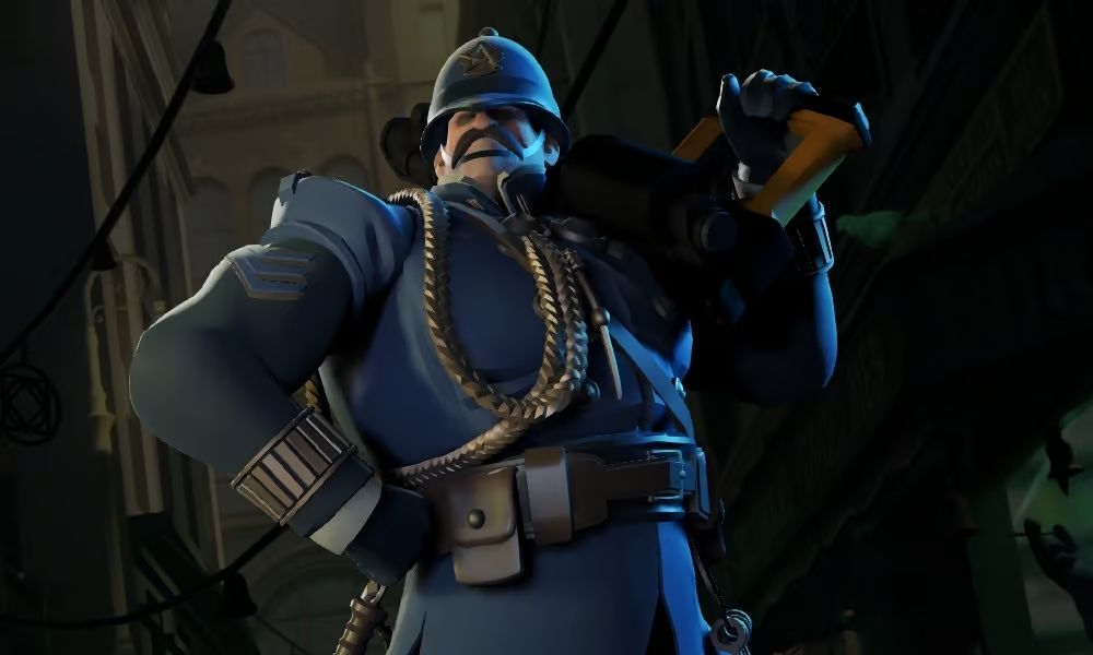 A header photo of the hero Warden from Deadlock