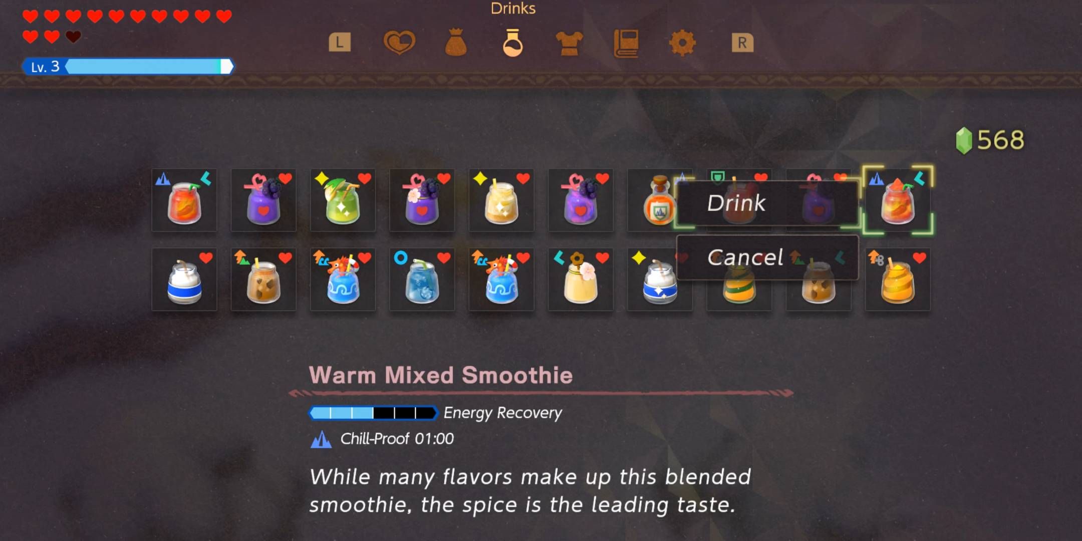 The Legend of Zelda: Echoes of Wisdom - 10 Best Smoothie Recipes