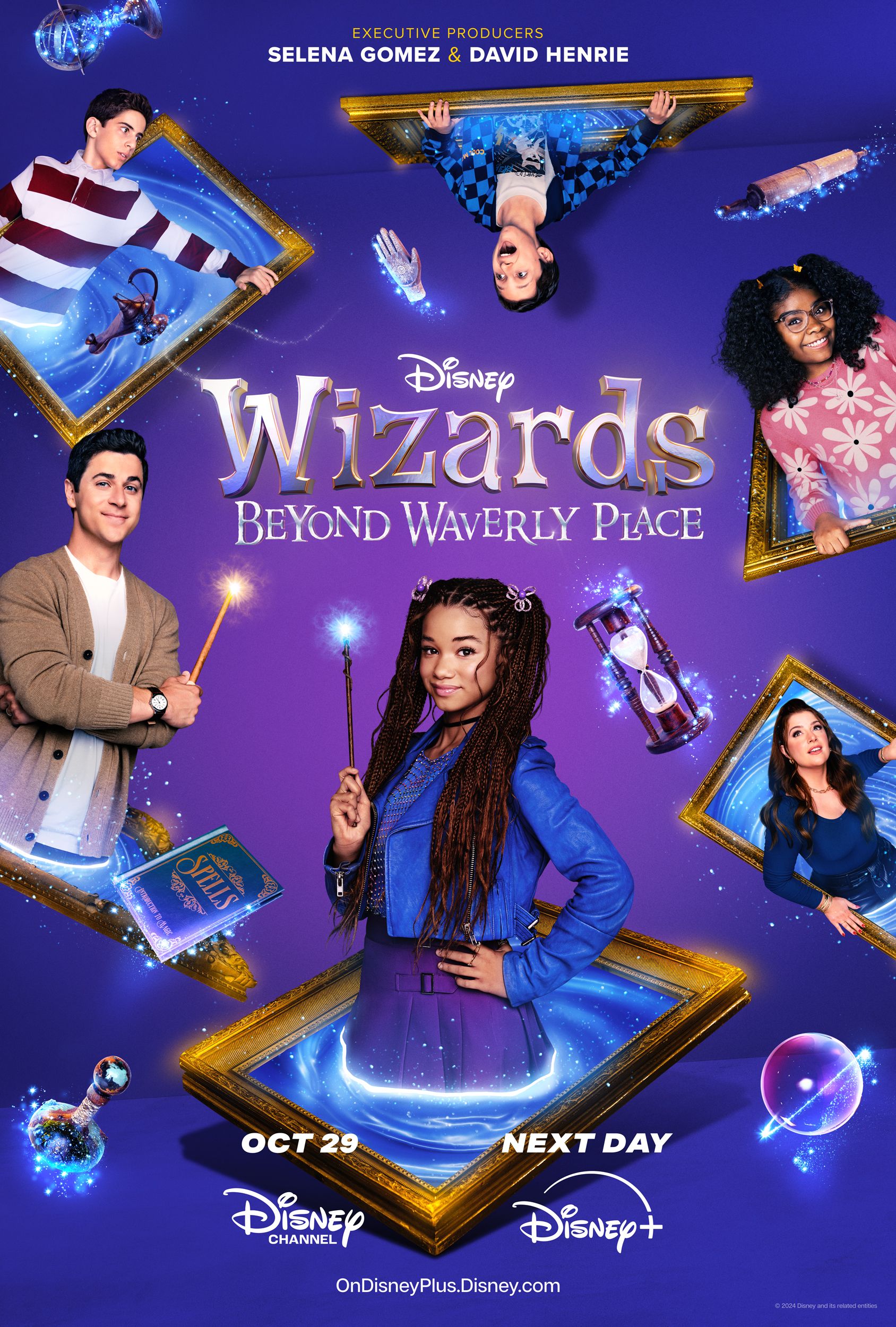 Póster oficial de la temporada 1 de Wizards of Waverly Place