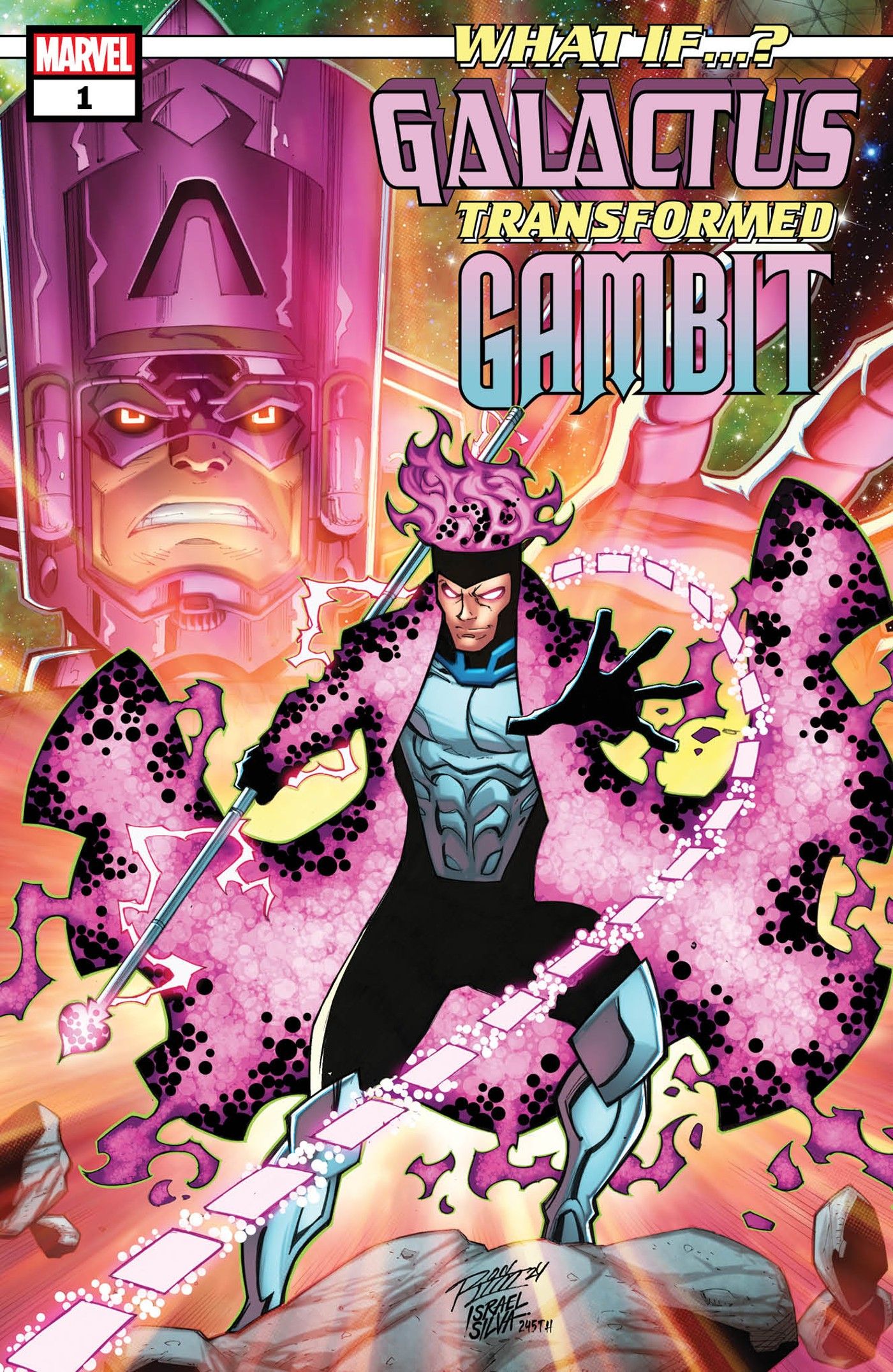 e se galactus transformasse a capa dos quadrinhos do Gambit