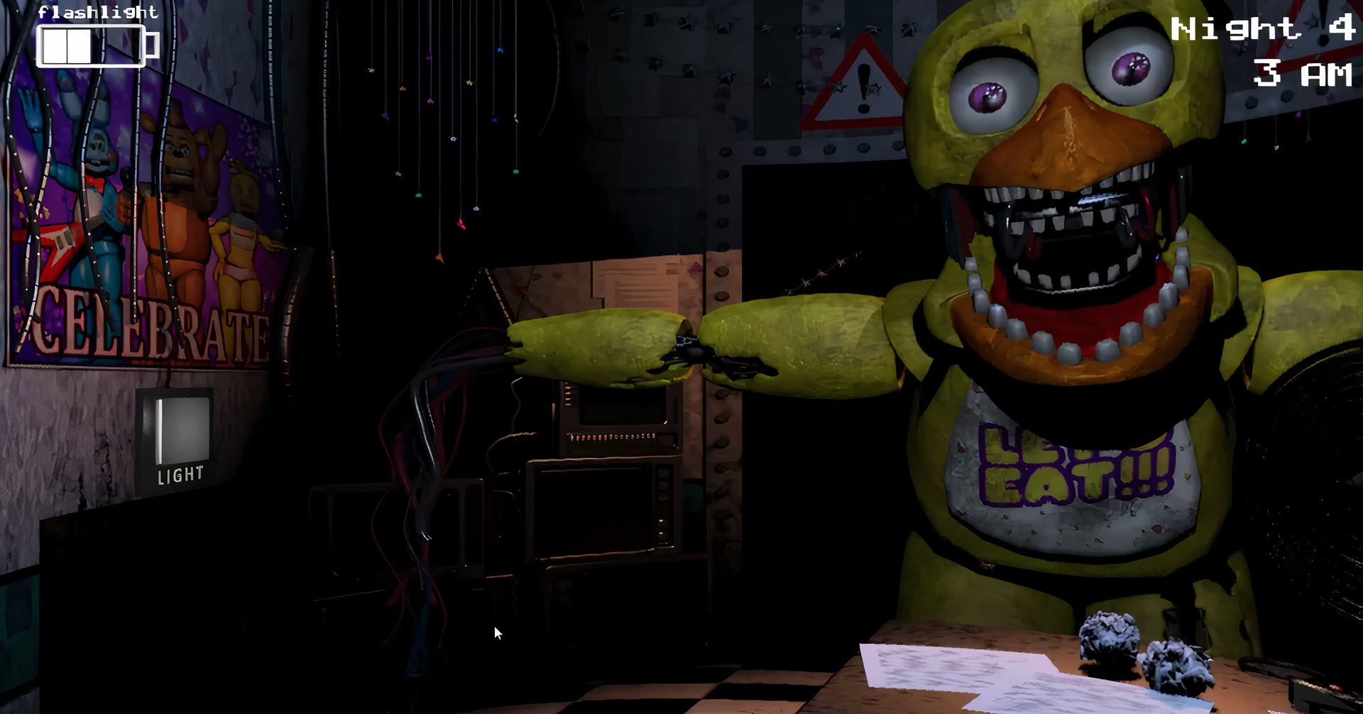 Все аниматроники в FNAF 2: от наименее до самых страшных