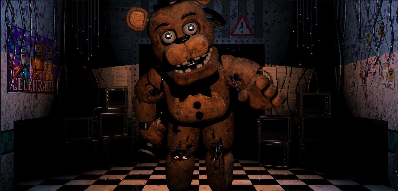 Все аниматроники в FNAF 2: от наименее до самых страшных