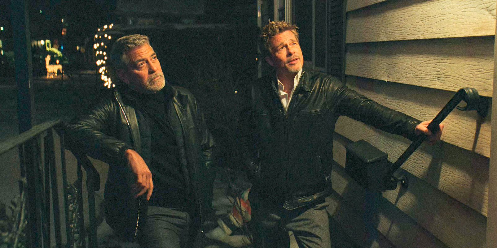 Wolfs de Brad Pitt y George Clooney repite un inteligente truco asesino de la película de acción de Netflix con 85% RT de David Fincher