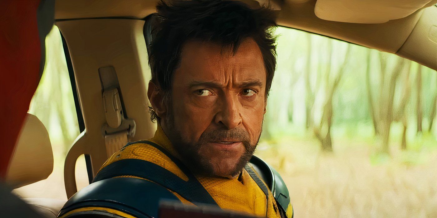 Wolverine berating Deadpool in the car in Deadpool & Wolverine