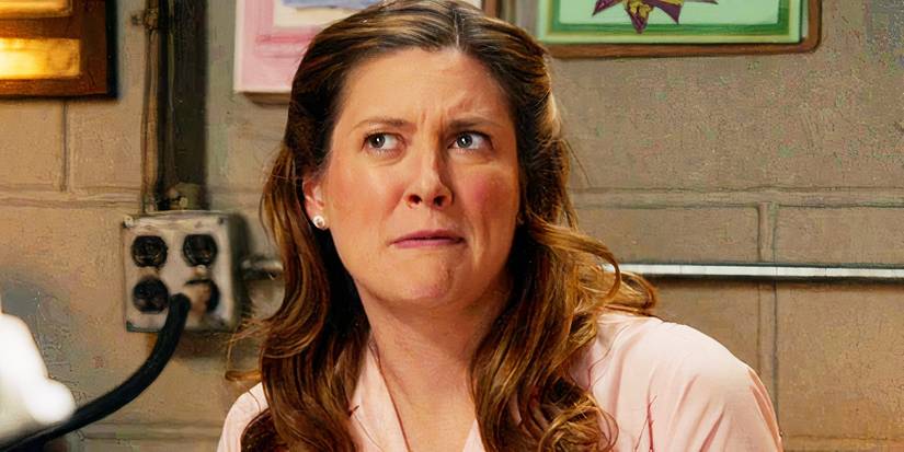 Zoe Perry as Mary giving a funny face in Young Sheldon