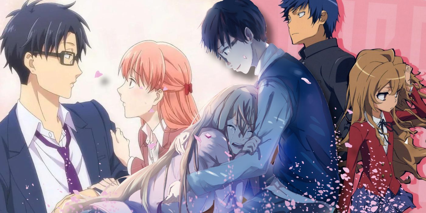  Love is Hard for Otaku, Your Lie In April, and Toradora! featured poster images