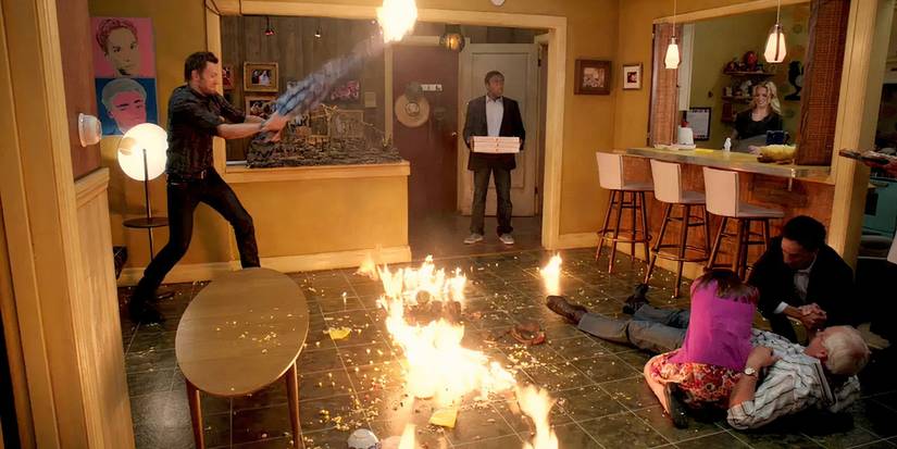 Chaos breaking loose for the cast of Community.