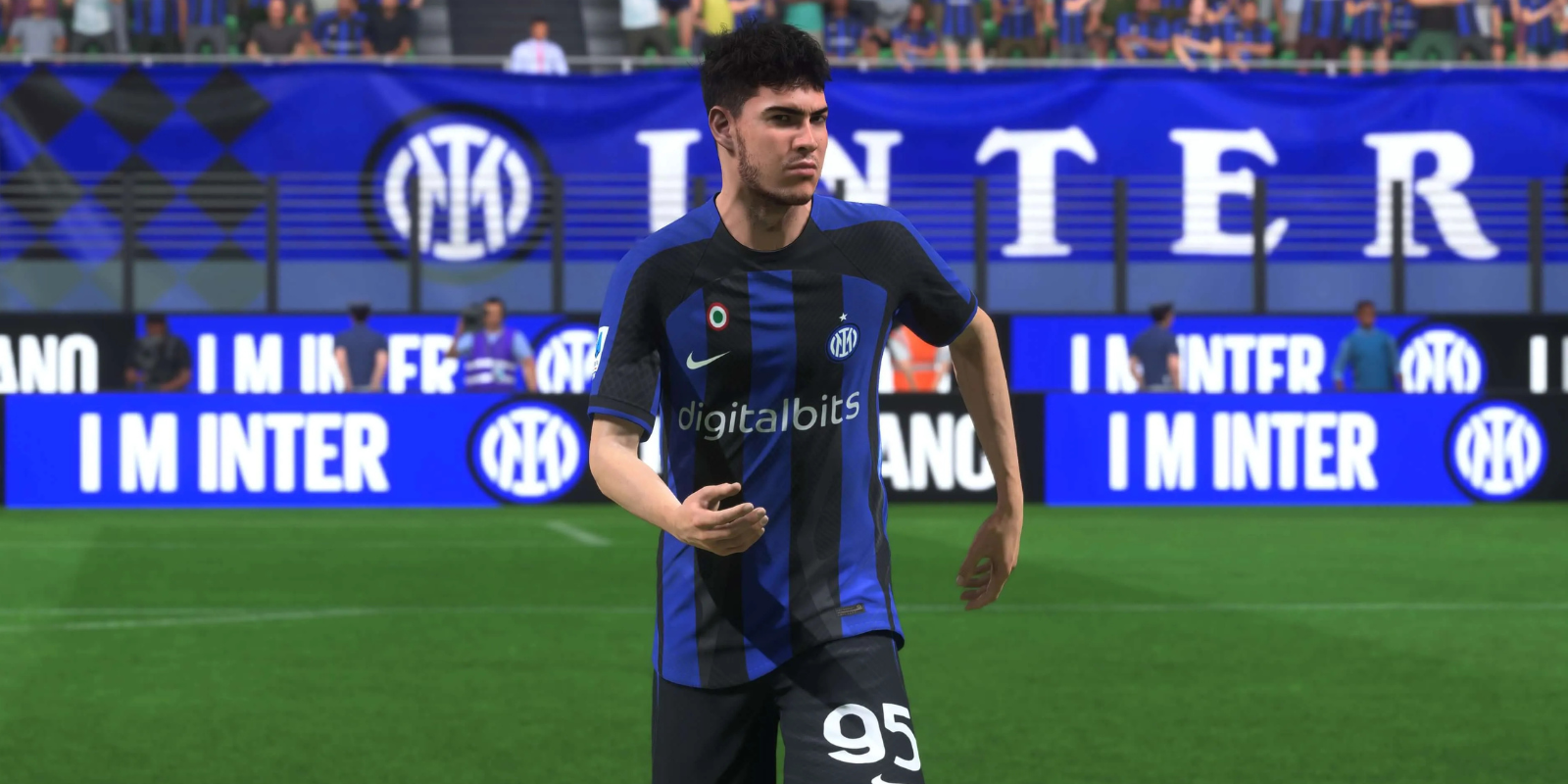 EA Sports FC 25 Bastoni de perto