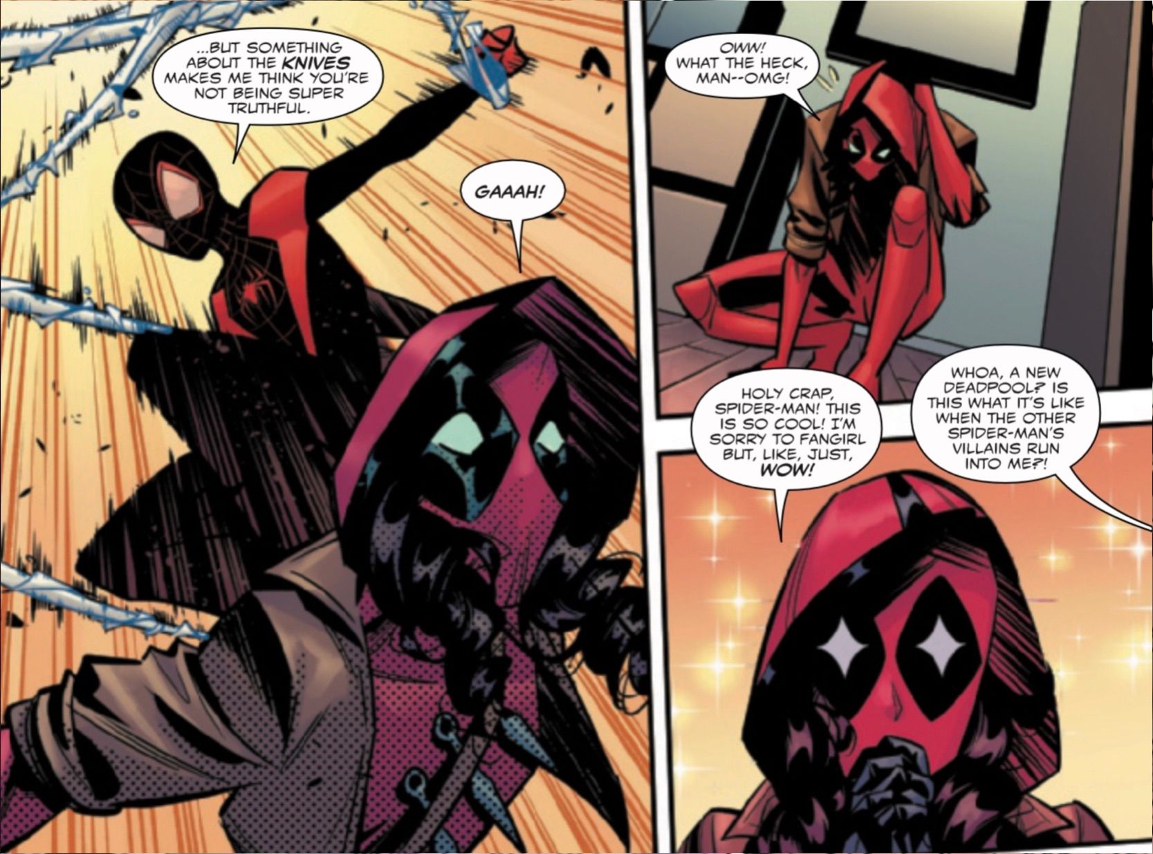 Miles Morales: Homem-Aranha #25: Família Bitniz de Ziglar e Sabbatini – Novo Deadpool encontra o Homem-Aranha