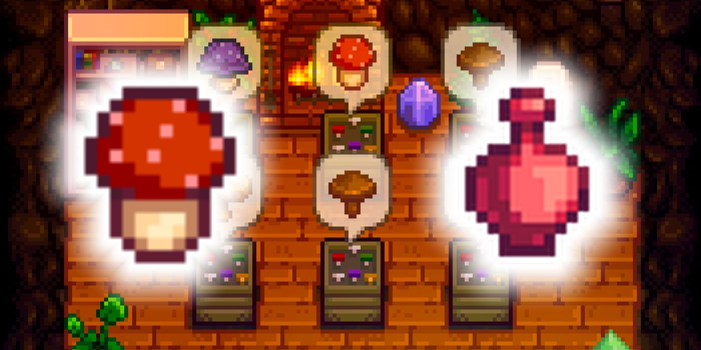 ¿Qué debes hacer con los hongos rojos en Stardew Valley?