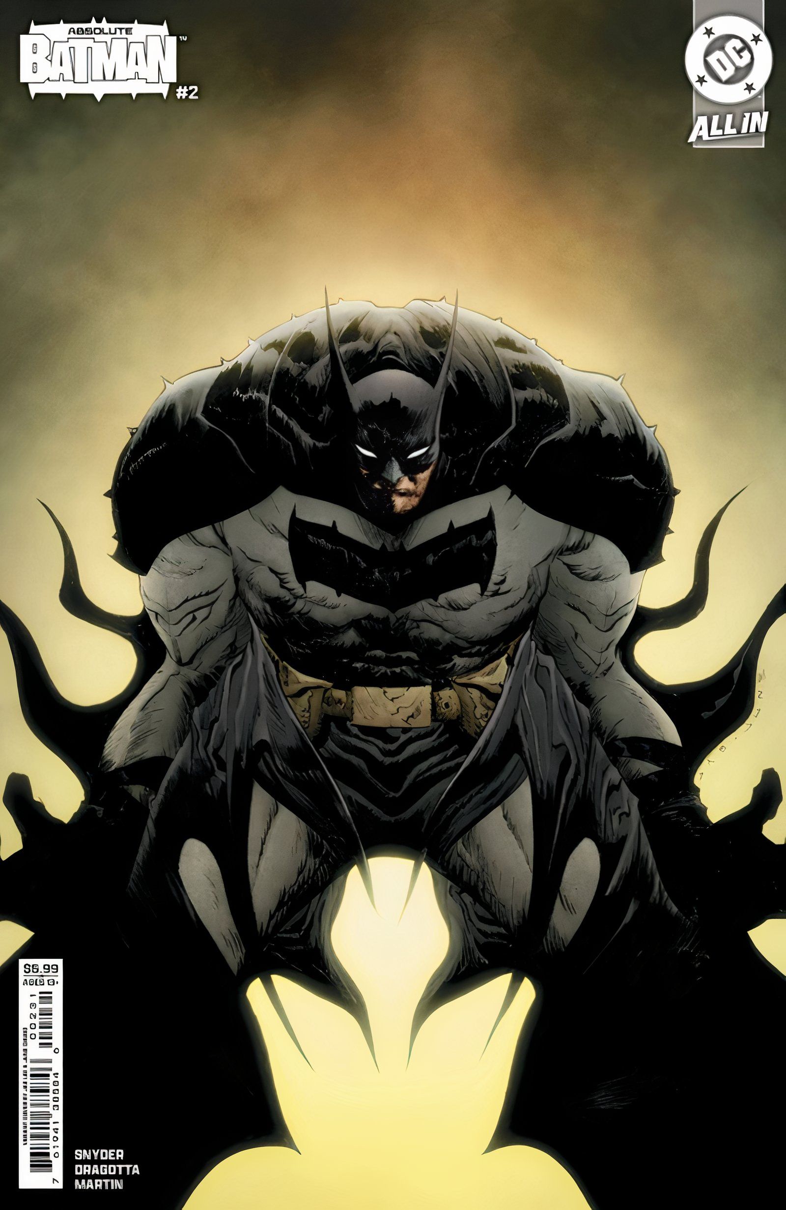 Arte de portada variante de Ultimate Batman #2