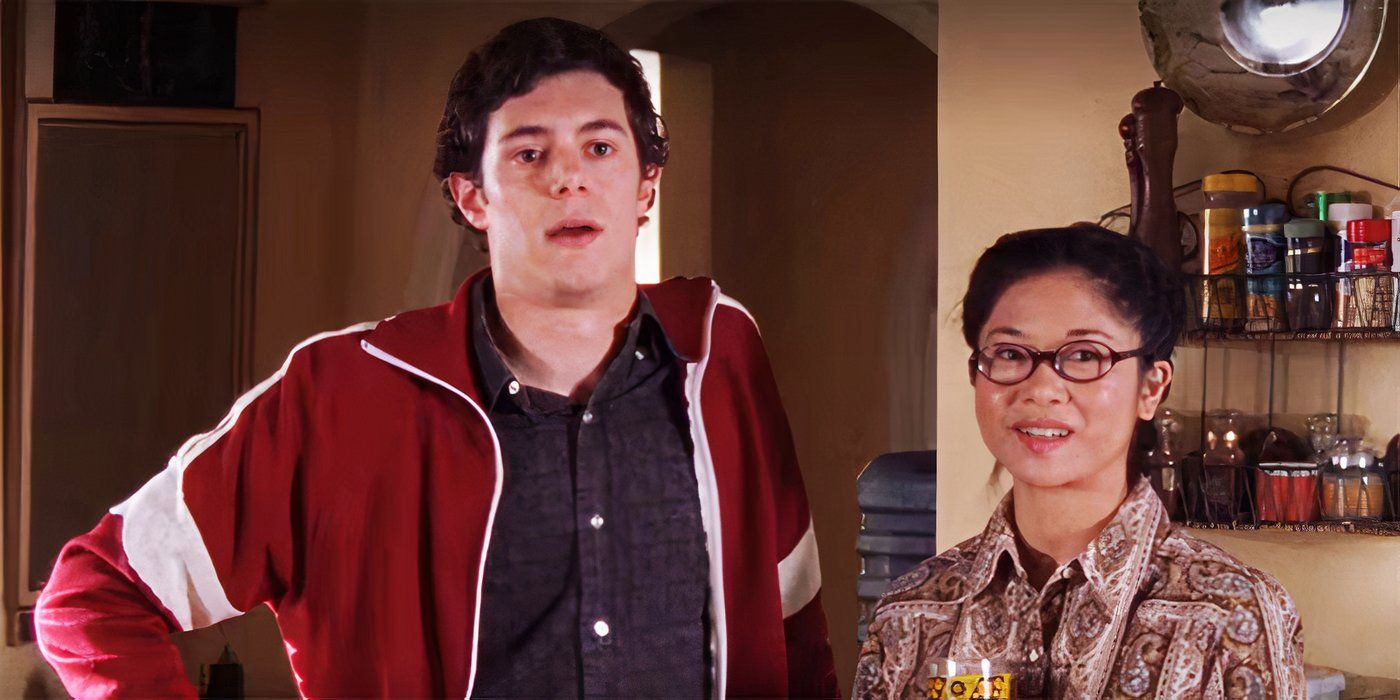 Adam Brody e Keiko Agena em Gilmore Girls como Dave e Lane, juntos