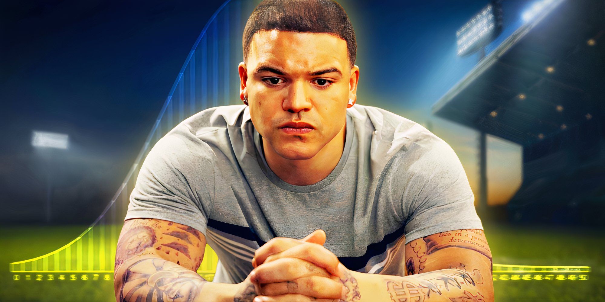 American Sports Story_Josh Rivera como Aaron Hernandez