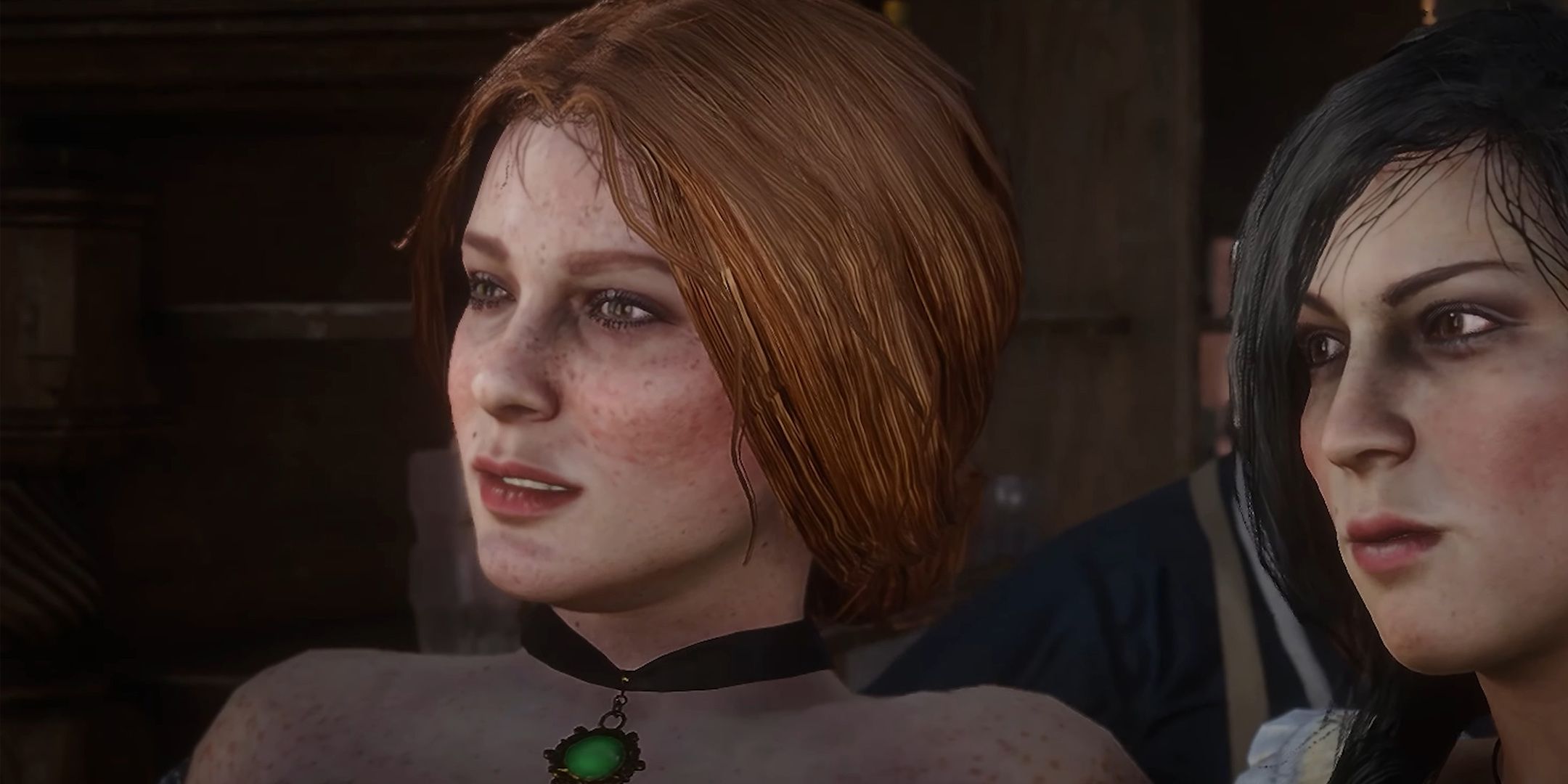 Anastasia en conversación en Red Dead Redemption 2