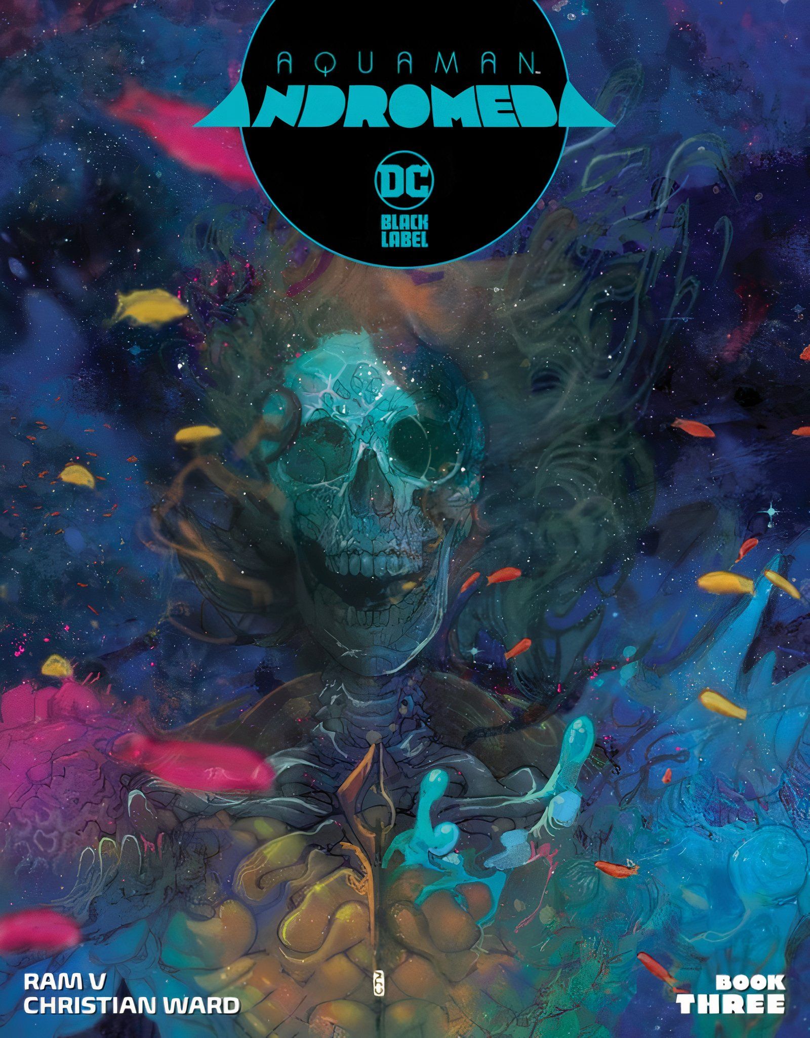 Aquaman Andromeda #3 capa principal Aquaman morto