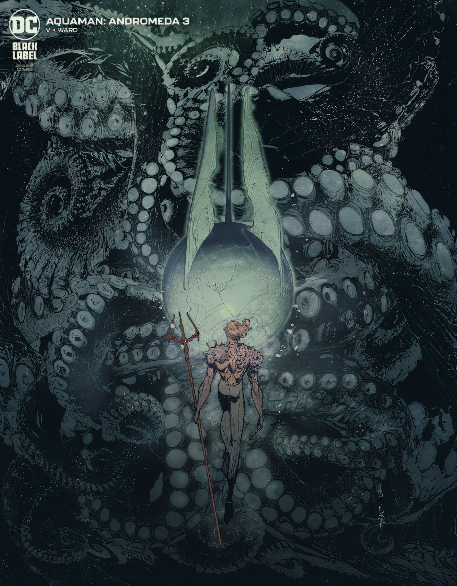 Capa variante de Aquaman Andromeda #3