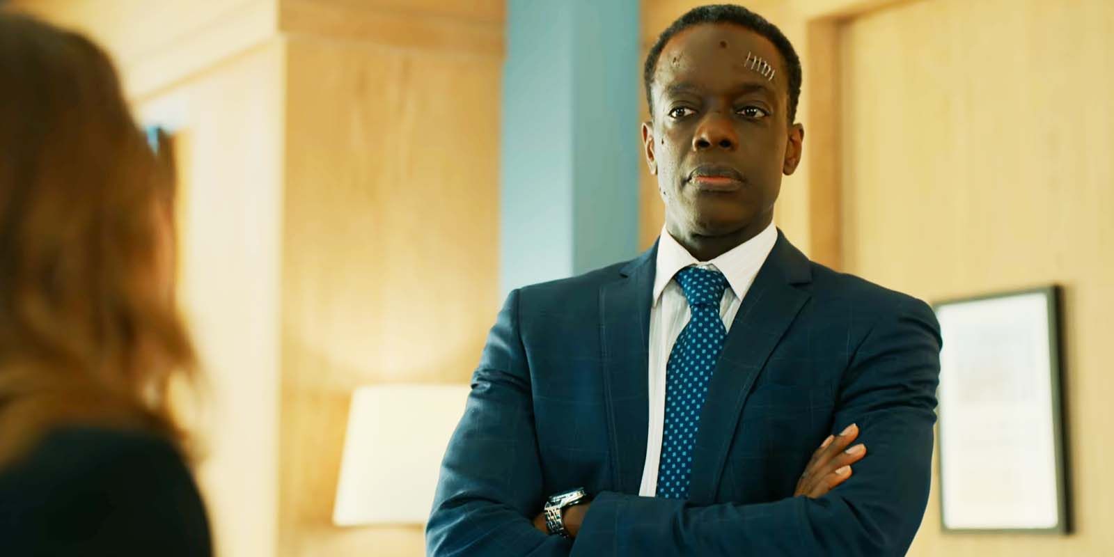 Ato Essandoh as Stuart Heyford in The Diplomat season 2-1