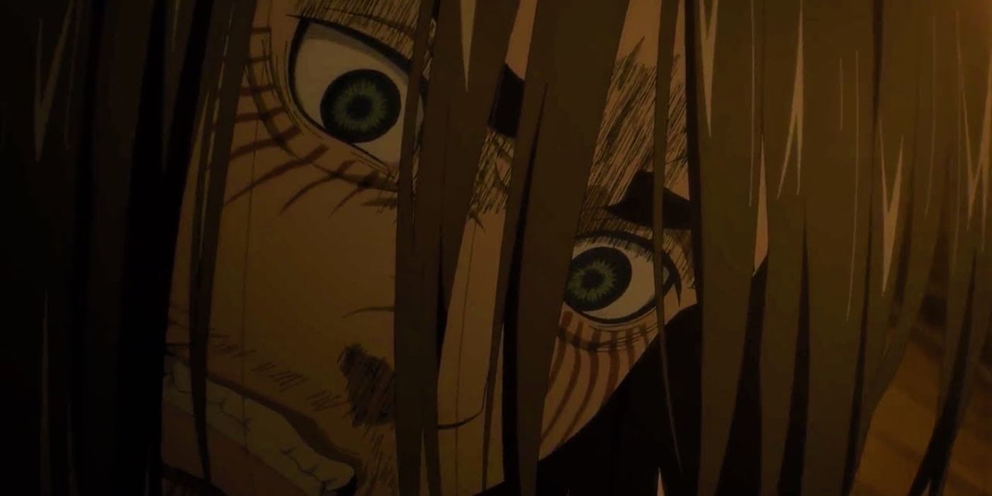 Eren grimaccia dopo la morte di Sasha
