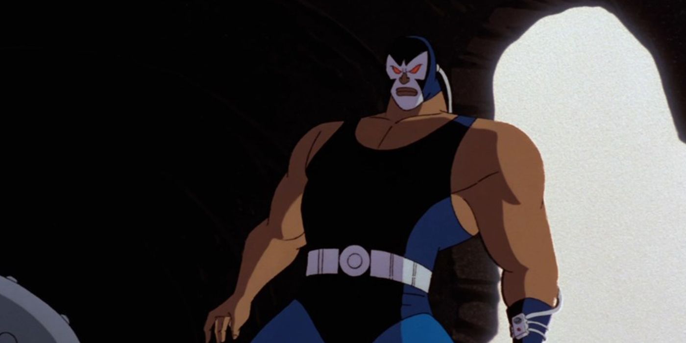 Bane fight with Batman in DC animation