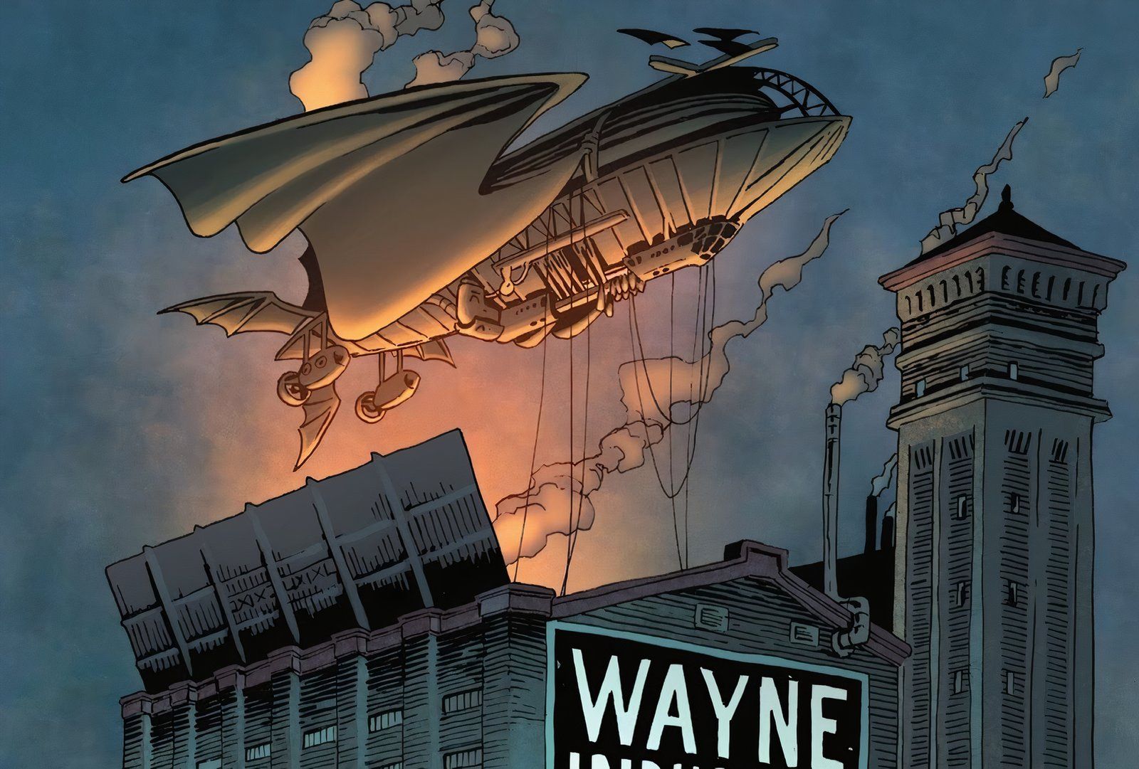 Batman Gotham by Gaslight the Kryptonian Age #5 Zeppelin part 1