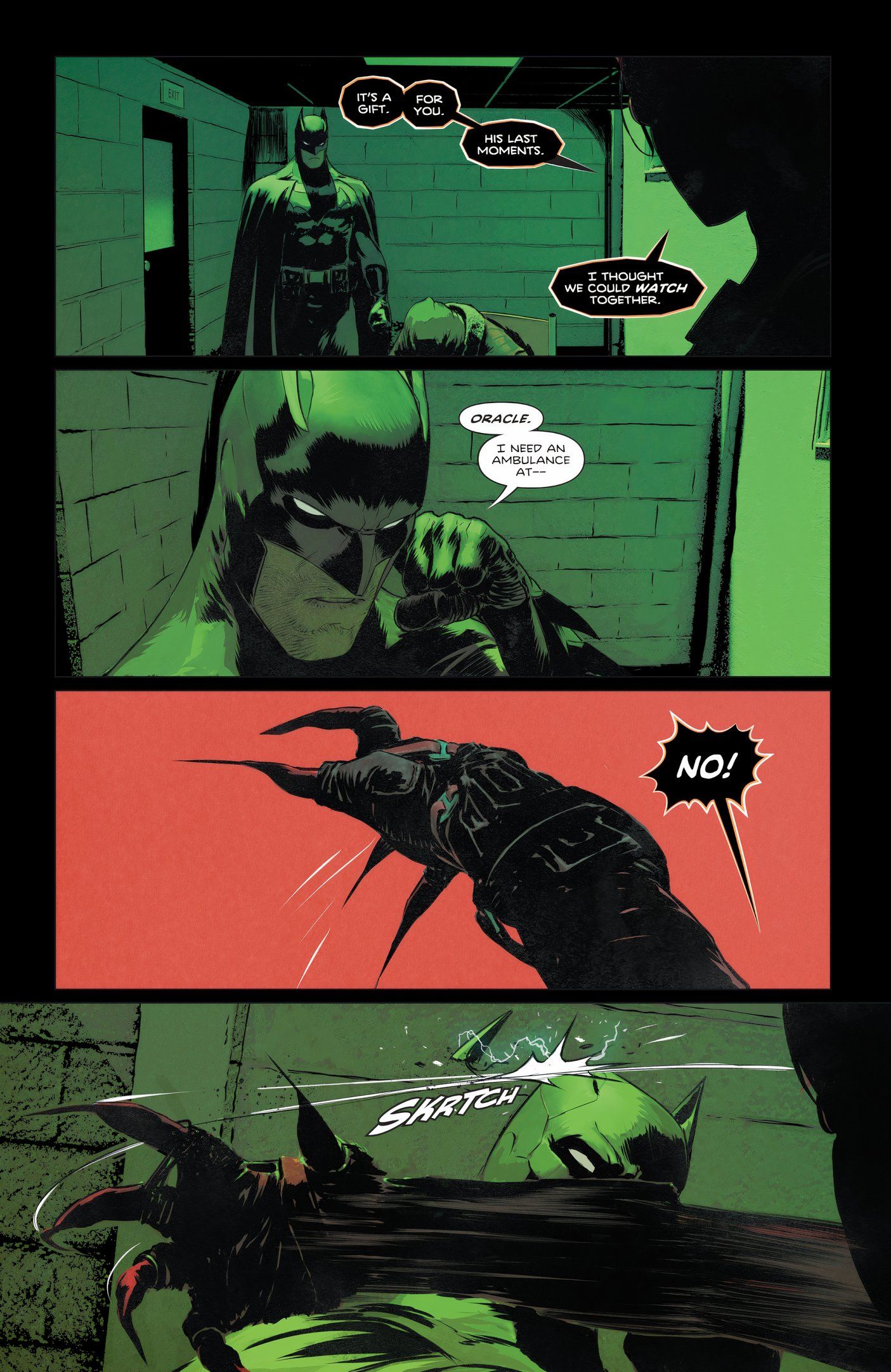 Batman Comic Book Page