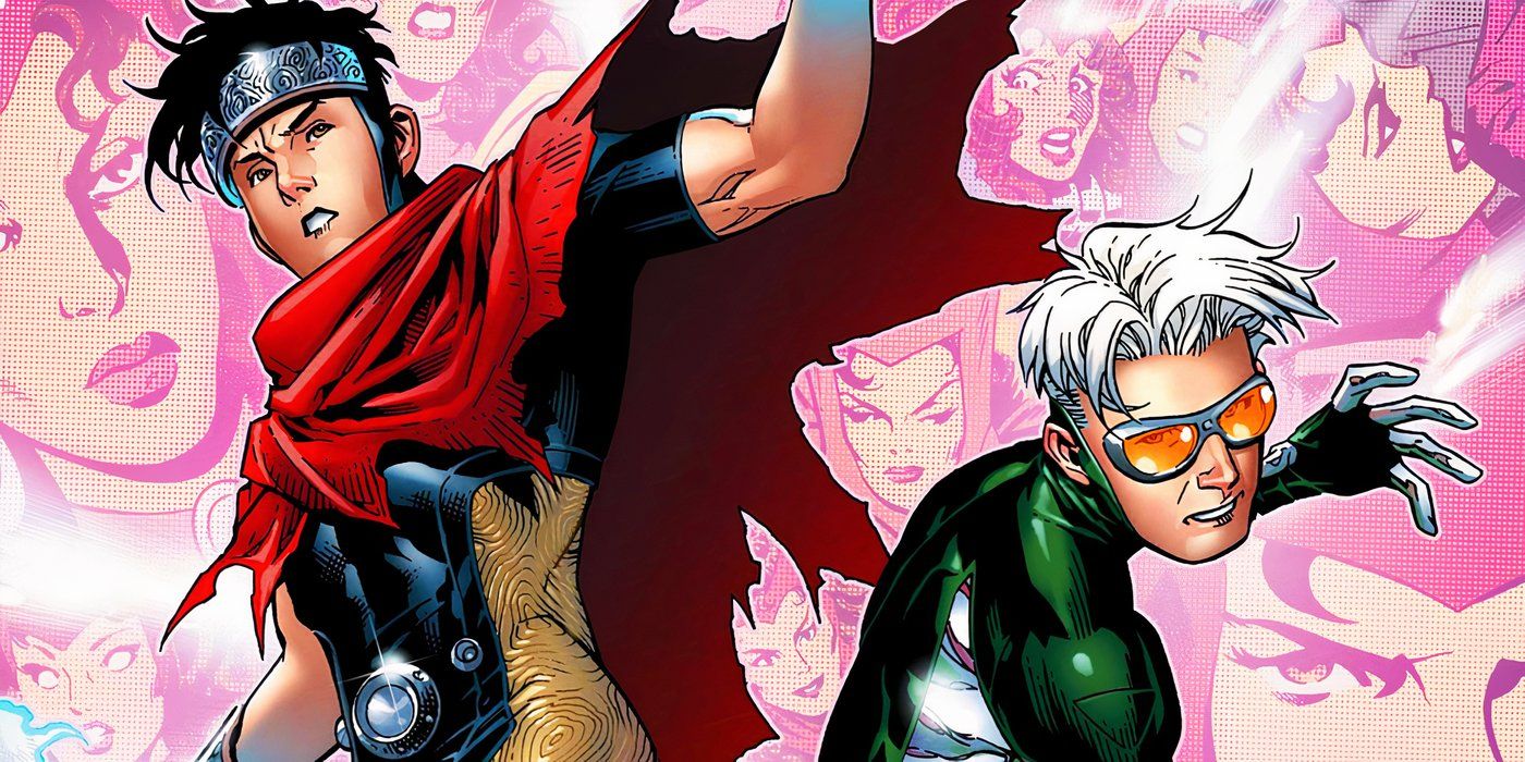 Billy Kaplan y Tommy Shepherd como Wiccan y Speed ​​en Marvel Comics