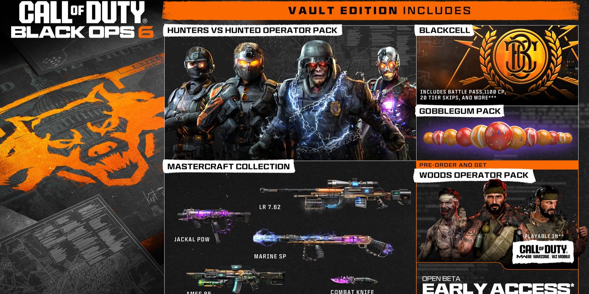 Black Ops 6 Vault Edition inclusions