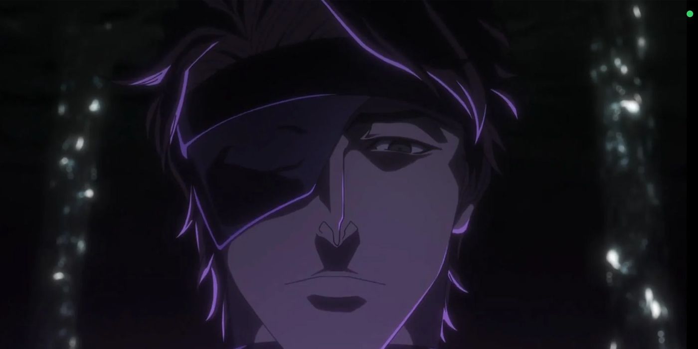 Aizen en Muken responde a Kyoraku.