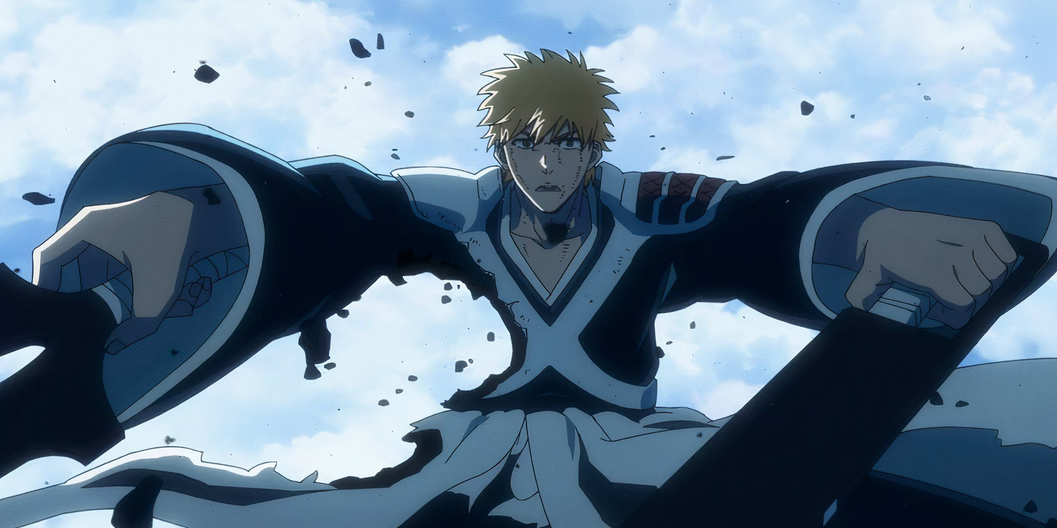 Ichigo es derrotado por Uryu en el episodio 30.