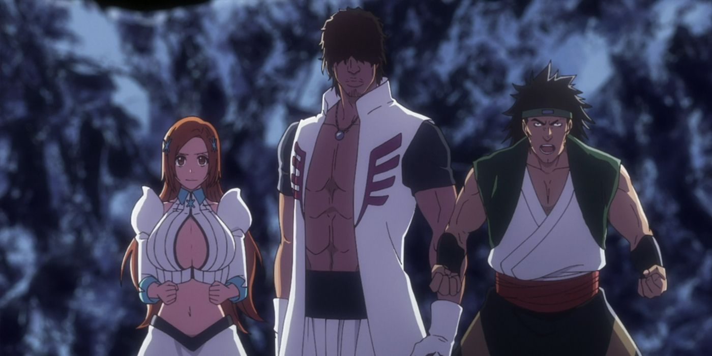 Orihime, Ganju e Chad enfrentam a Guarda de Elite de Yhwach.