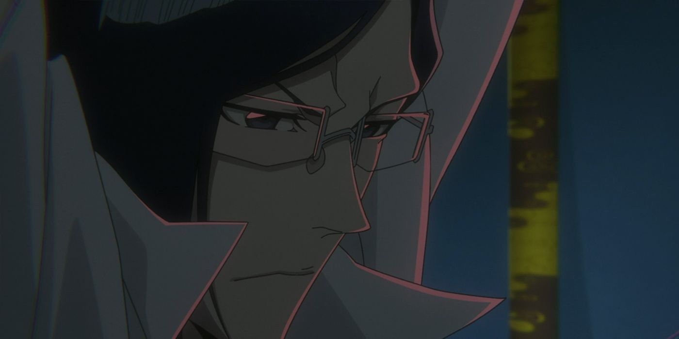 Uryū is captured by Senjumaru Shutara's Bankai.