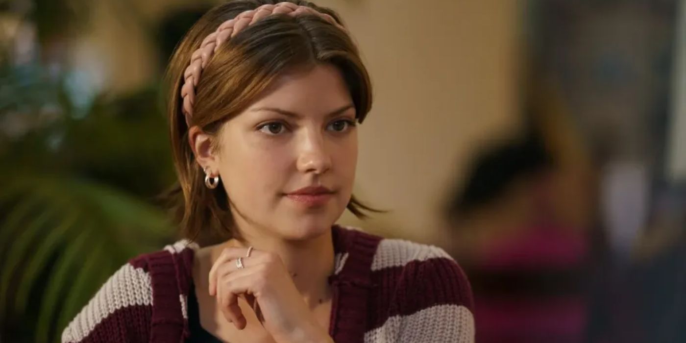 Bree (Catherine Missal) smiling at someone in Tell Me Lies.