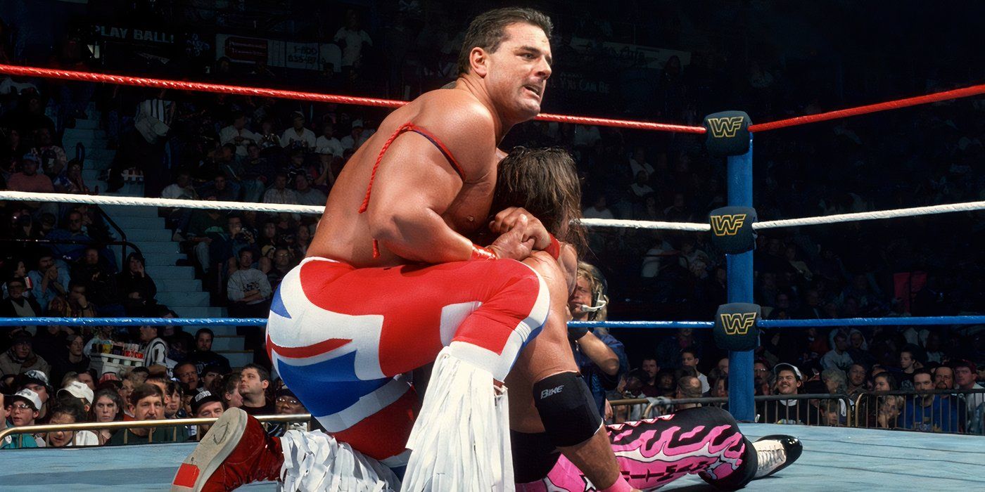 Bret Hart vs Bulldog Britânico em sua casa 95