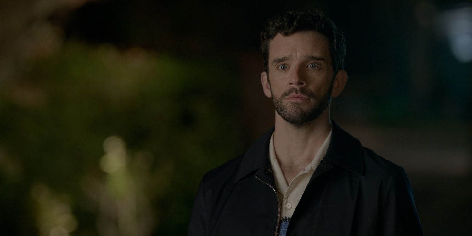 Brian (Michael Urie) looking serious in Shrinking season 2, episode 4 