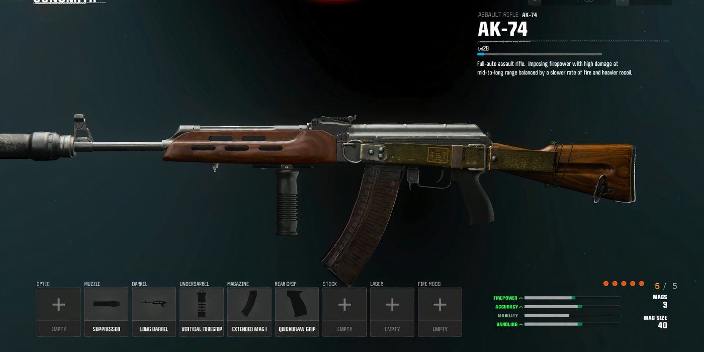 Call of Duty: Black Ops 6: el mejor equipamiento de AK74 (accesorios, ventajas y equipo)