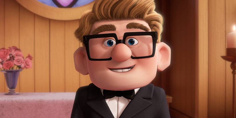 carl during his wedding in Up (2009)