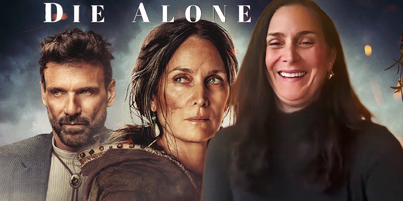 Die Alone's Carrie-Anne Moss On Wanting To Share Her Character's Experiences & Douglas Smith Reunion