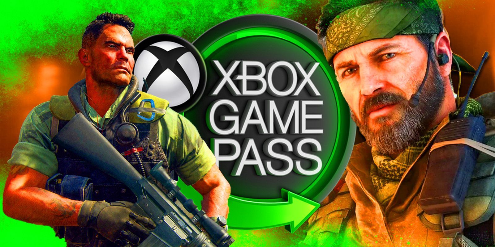 Characters from Call Of Duty Black Ops 6 with the Xbox Game Pass logo