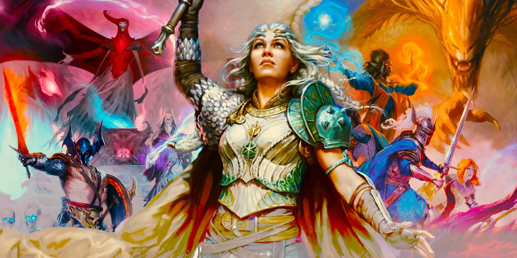 Characters from official D&D with the Master's Guide 2024