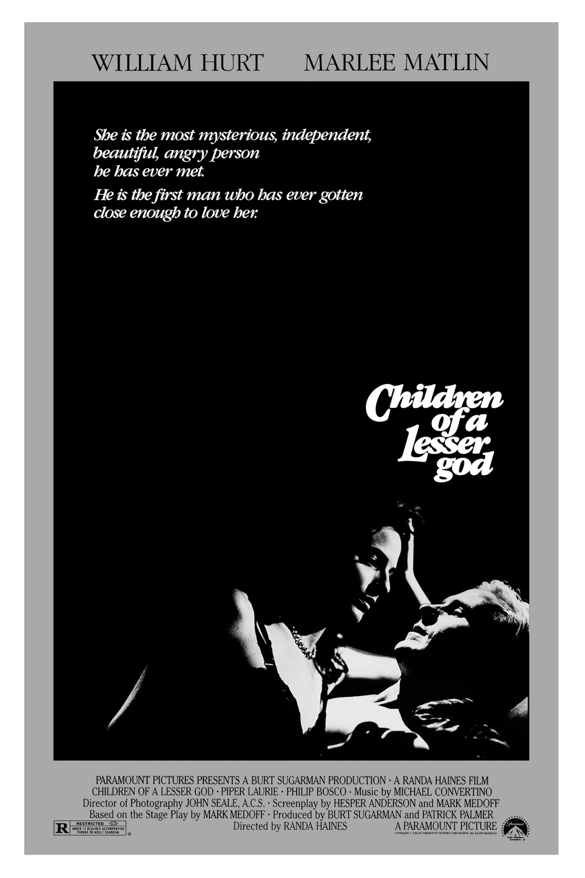 Children of a Lesser God (1986) - Poster