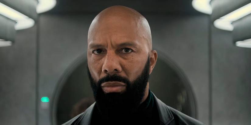 Close up of Robert Sims' face in Silo season 2