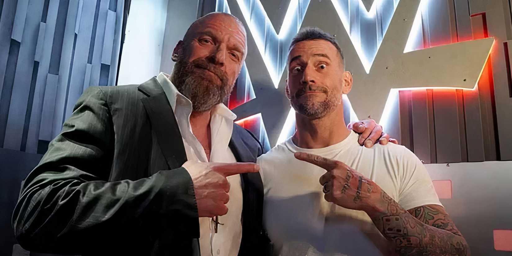 CM Punk and Paul Levesque